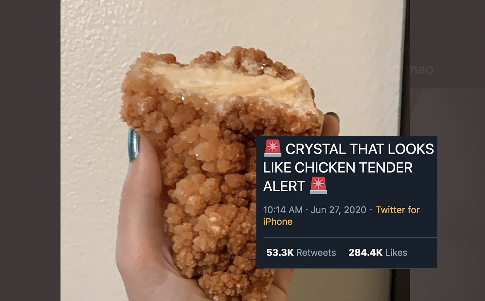 I’d Do Anything for This Crystal That Looks Like Fried Chicken